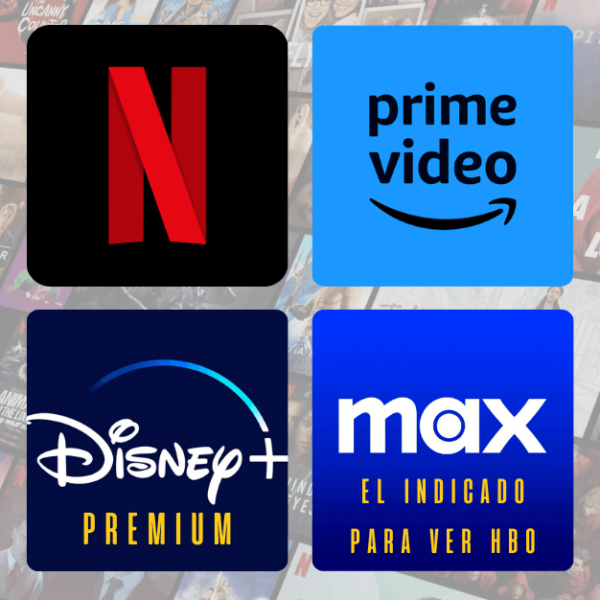 Netflix, Amazon Prime, HBO y Disney+ Premium